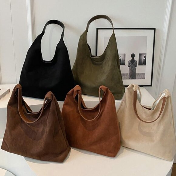 Slouchy Hobo Bags for Women Retro PU Leather Tote Crossbody Bag Soft Large Capac - Picture 7 of 7